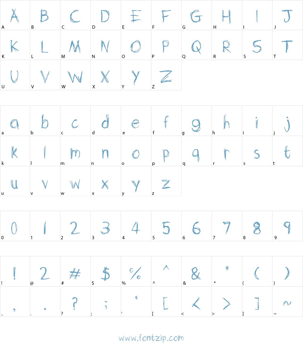 Sketchit Means Sketchit Font Character
